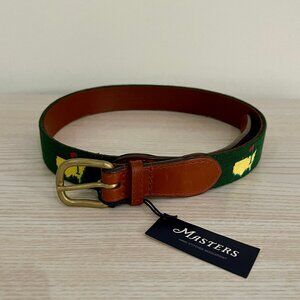 2024 Masters Needlepoint Leather Belt